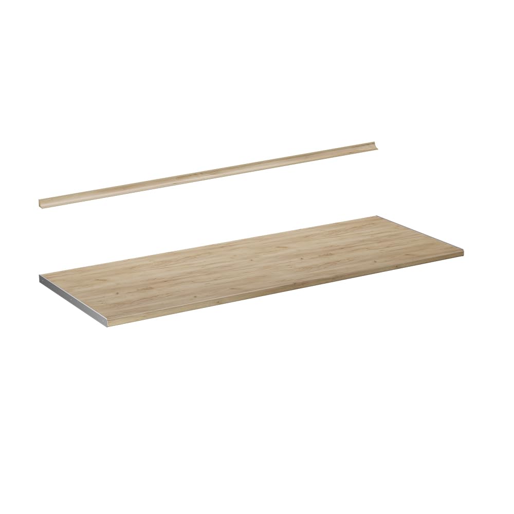 Vicco Kitchen countertop Raul, Goldkraft oak, 160 cm, suitable for installation on base cabinets and work surfaces