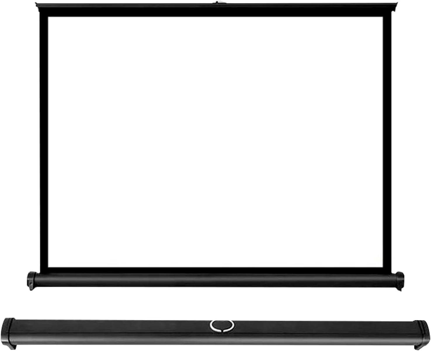 自立型ポータブルロールアップスクリーン 引き込み式ポータブル屋外映画スクリーン セットアップが簡単で、しわになりにくいポータブルデザ