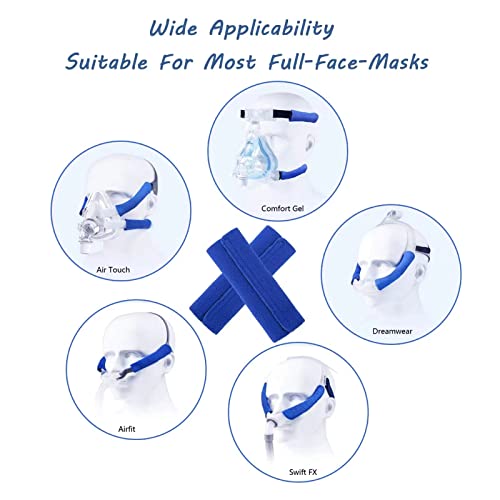 4 Packs Cpap Mask Strap Covers, Face Cushion Cover For Cpap Strap Headgear, Universal And Reusable Comfort Pads,Cpap Accessories & Supplies Soft-Fleece Mask Cover For Reducing Red Marks #TOP3