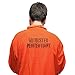 Orange Prison Overall Prisoner Convict Jail Fancy Dress (disfraz)