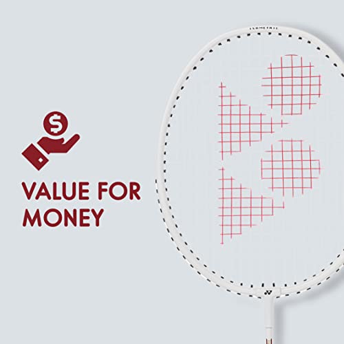 Yonex Gr 303I White Aluminium Badminton Racquet With Full Cover(Made In India) #TOP6