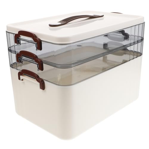 Boîte de rangement verrouillable grand volume coffret de transport clé - 2