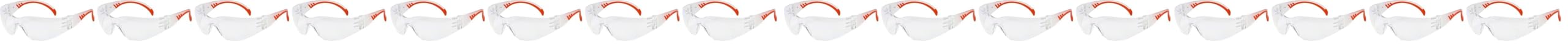 TIMCO Comfort Safety Glasses - Lightweight safety glasses with soft arms to give extra comfort and grip around the ears and temples when worn for long periods - Clear