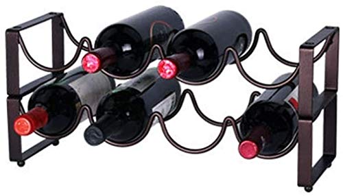 Range bouteilles empilable en métal pour cuisine et cellier - 2