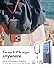TORRAS MiniMag Power Bank,Ultra-Slim 10,000mAh Magnetic Wireless Portable Charger, 22.5W Fast Charging iPhone Air Magnetic Battery Pack Designed for iPhone 17 Pro Max/17 Pro/Air/16/15/14/13/12, Gray