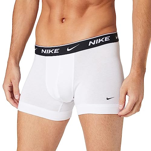 Nike 0000KE1008-MP1 Trunk Boxer Mens White/Grey Heather/Black L