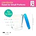 Elk and Friends 4oz Borosilicate Glass Baby Food Storage Jars with Silicone Lid | Strong Glass | Set of 6 | Microwave, Oven & Dishwasher Safe | Infant and Babies