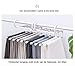 5-Layers Foldable Pants Rack Jeans Trousers Pants Hangers Multi Pant Hangers Multi Pants Rack Space Saving Pants Hangers
