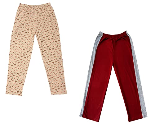 Image of indi weaves Boys and Girls Cotton Solid and Printed Pyjama /Pant /Trackpants