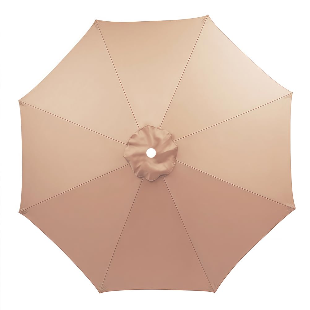 SAYEYBU Simple Deluxe Patio Umbrella Replacement Canopy Outdoor Table Market Yard Umbrella Replacement Top Cover,14,4M 8Rib