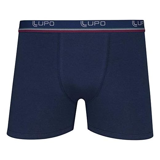Cueca Lupo AM Boxer,Lupo,Masculino Marinho M