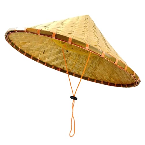 outdoor shaping chinese rice bamboo hat for men asian straw sun hats for farmer patty samurai helloween cospaly