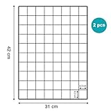 Zoom IMG-2 songmics griglia da parete pannello Zoom IMG-2 songmics griglia da parete pannello