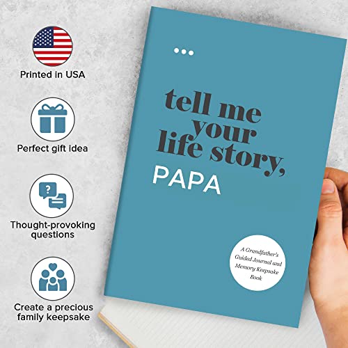 Tell Me Your Life Story, Papa: A Grandfather's Guided Journal and Memory Keepsake Book (Tell Me Your Life Story(r) Series Books) - Image 3