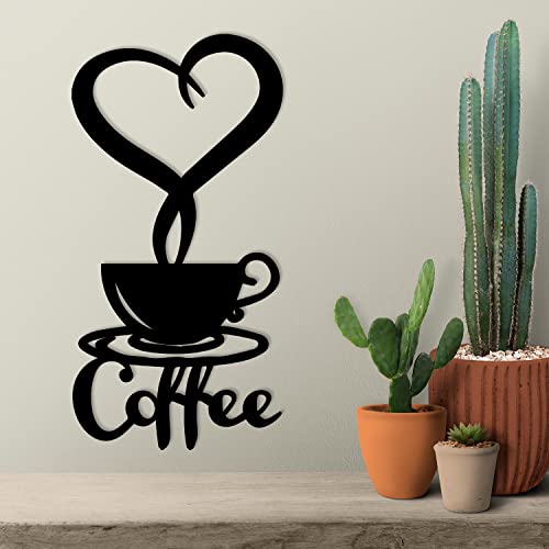 Decoración de pared de café, decoración de pared, decoración de madera, para salón, apartamento, regalo para amantes del café Cover