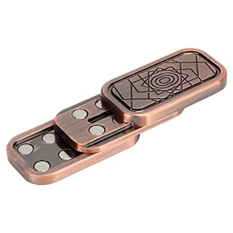 Luqeeg Magnetic Slider Toy, Magnet Rings Finger Toys, Stress Relief Push Slider Sensory Toy Antistress Hand Spinner for Autism Anxiety ADHD Stress Relief Killing Time for Adults and Kids Cover