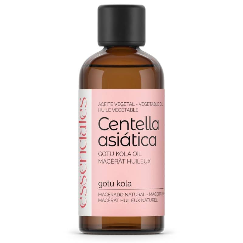 ACEITE DE CENTELLA ASIÁTICA Natural | Macerado de Gotu Kola | Regenerador Cutáneo, Antiestrías, Hidratante y Reafirmante | Uso Facial y Corporal