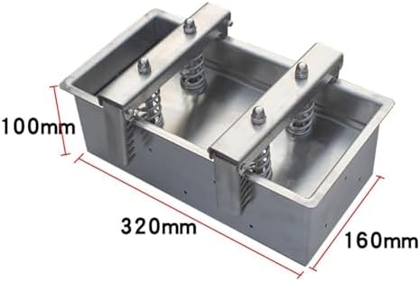 Stainless Steel Meat Press Mold - Deli Ham Press Tool with Removable Base Plate for Pressing Meats, Sandwiches, and Burgers - Perfect for Home Chefs and BBQ Enthusiasts
