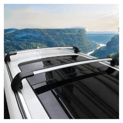 Barras de carga para Jeep Compass MP 552 portaequipajes de techo negro con cerradura 7