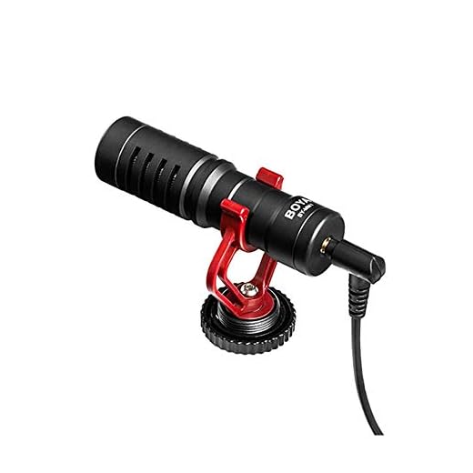 Microfone micro shotgun para celular e câmera Boya BY-MM1