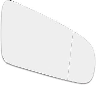 ACROPIX Passenger Right Side Car Rearview Heated Mirror Glass Fit for Audi S4 with Backing Plate - Pack of 1 White Glass