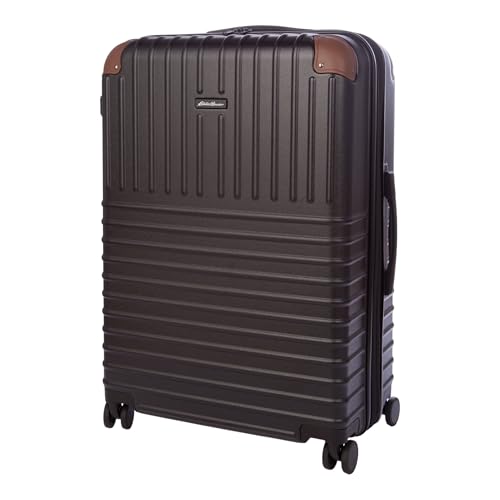 Eddie Bauer Strata Luggage | Hardside | Spinner Wheels | Expandable | Lightweight | Travel Essentials, Black, 30" (Check-In) by Eddie Bauer - Used condition - Image 4