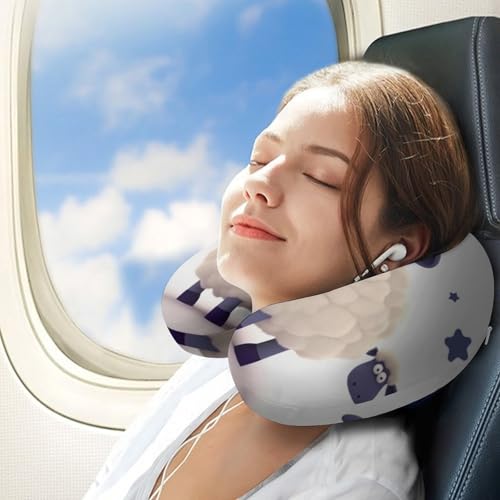 Almohada de espuma viscoelástica para viaje cervical miniatura 3