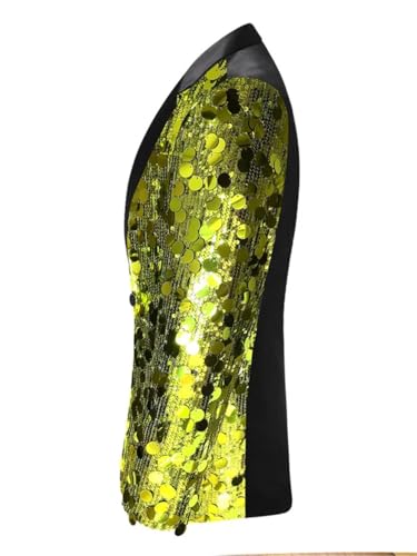 Men Sequin Suit Singer Stage Performance Dress Blazers and Trousers F S4