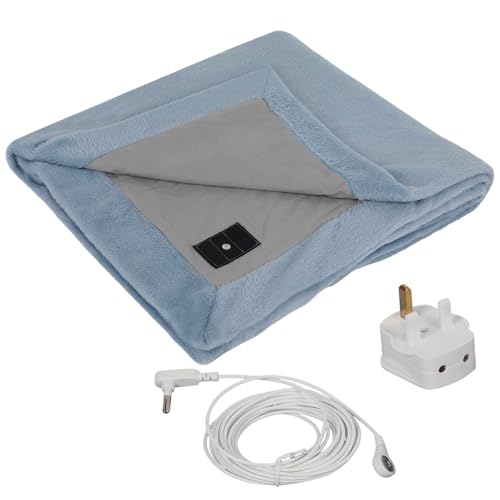 Drap-housse fibre d'argent anti-statique en coton bio avec câble européen de mise à terre