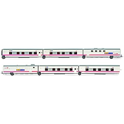 Electrotren E3284 Tren Hotel Talgo Elipsos Renfe-SNCF, 6 Coaches Rolling Stock Cover