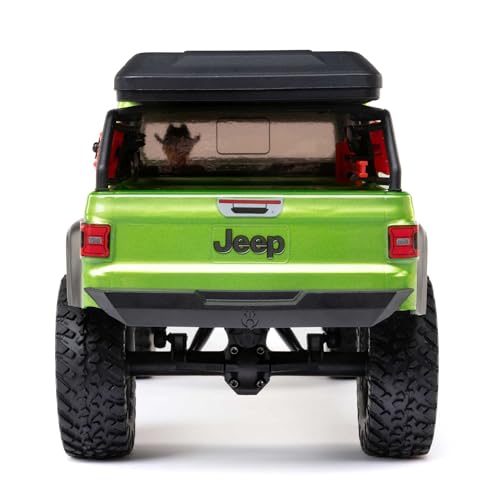 Image of Axial RC Truck SCX24 Jeep Gladiator 4 Wheel Drive Rock Crawler Brushed RTR Nothing Needed to Complete Ready-to-Run Green AXI00005V2T3, Remote Control Car, RC Car, RC Crawler