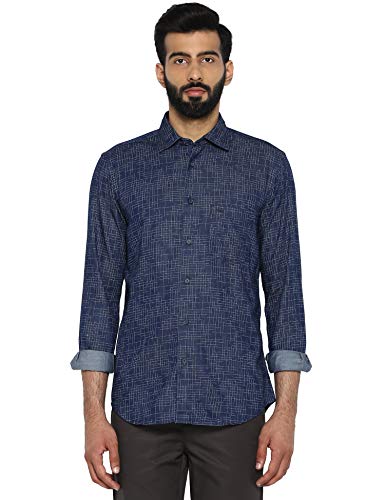 Image of COLOR PLUS Men's Print Tailored Fit Shirt