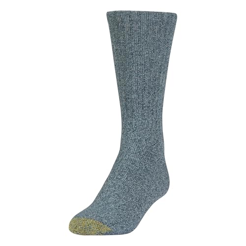 GOLDTOE Men's Harrington Crew Socks, Multipairs