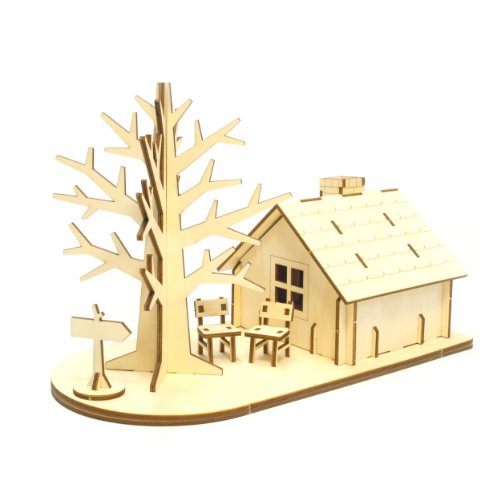 Madera Arte KI-GU-MI Casa y bolsillo para accesorios del ?rbol (jap?n importaci?n)