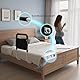 ToyaTec Aufstehhilfe Bett Bettgitter für Senioren und Behinderte – Sicherheits-Bettgriff mit höhenverstellbarem Geländer und abnehmbarem Design, einfache Installation (Weiß)