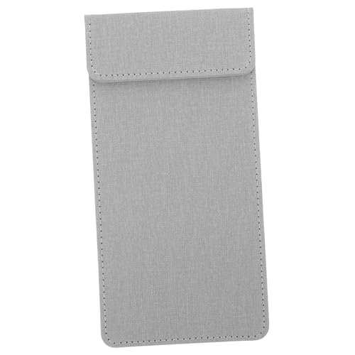 Holibanna Classic PVC Check Presenter Menu Book Business Check Book Cash Registers Card Holder with Textured Fabric Material for Organizing Essentials and Easy to Carry in Hotels and Daily