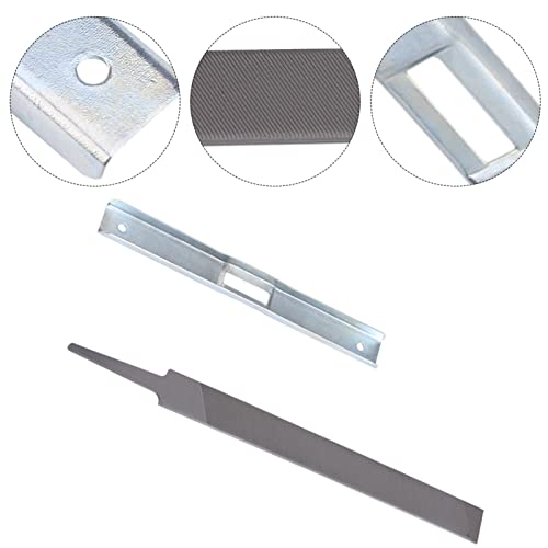 KooingTech Flachfeile Für Kettensäge 188mm, Sägekettenfeile Mit Tiefenbegrenzer, Flache Metallfeile, Kettensägen-Schärfwerkzeug