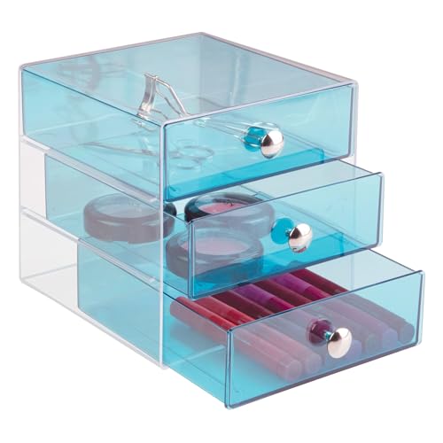 iDesign BPA-Free Plastic 3-Drawer Vanity Organizer - 6.5