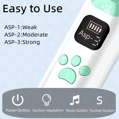 Vanso Nose Sucker For Baby,Nasal Aspirator For Baby,Baby Nose Sucker,Baby Nasal Aspirator Electric With 3 Silicone Tips, 3 Suction Level, And Music And Soothing Function #TOP1