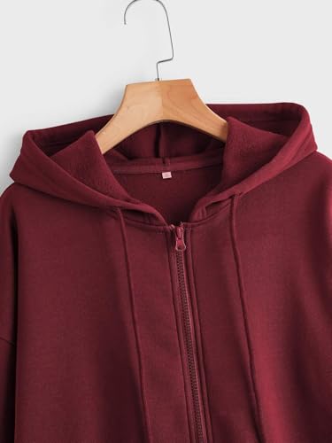 Image of Tagas Unisex Full Zip Hoodie for Men & Women | Cotton Blend Hooded Sweatshirt | Regular Fit Zip-Up Jacket | Kangaroo Pocket | Winter Casual Hoodie | S-XXL