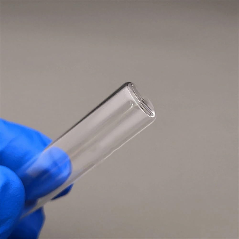 Laborausstattung und -bedarf 100 teile/los Labor 12x75mm Flachen Boden Reagenzglas Aus Glas Mit Korken for Experiment