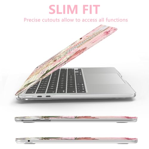 Image of AKIT for MacBook Air 15 inch Case M5 M4 M3 M2 Chip 2026-2023, Retro Collage | A3448 A3241 A3114 A2941, Elegant Funny Pattern Hard Shell Laptop Case+Keyboard Cover+Screen Protector for MacBook Air 15 inch