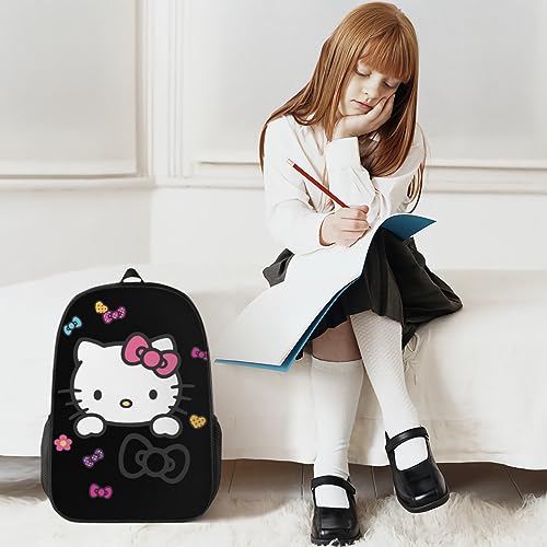 Qyavkge Cute Students Backpack Set With Lunch Bag And Pencil Case, 3Pcs Kids Schoolbag Sets, Durable Daypack Lightweight Knapsack Outdoor Rucksack For Girls Boys Primary Junior High #TOP5