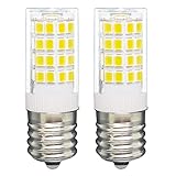 Tupolife KEI D28x kel 2816x KEI D28a KEL2811 5304517886 LED Refrigerator Light Bulb Replacement E17 Freezer Bulb, 3W Cool White 6000K 100V-265V Fridge Lamp, 2-Pack