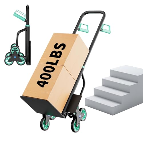 Carretilla de mano plegable con 6 ruedas 440 lb capacidad miniatura 5