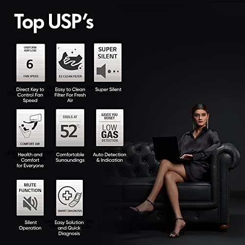 Image of LG 1.5 Ton 3 Star DUAL Inverter Split AC (Copper, Super Convertible 5-in-1 Cooling, HD Filter with Anti-Virus Protection, RS-Q18TNXE, White)