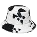 Kronabelle Bucket Hat Fluffy Fashion Faux Fur Warm Fisherman Cap Bucket Cap for Children Multicolor