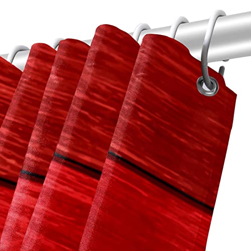 Rideau de douche 152 x 183 cm imperméable lavable avec 12 crochets pour baignoire et douche
