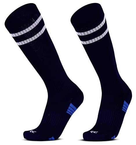 Image of RC. ROYAL CLASS Football Socks -Knee High Unisex, Cushioned Sole, Hi-Performance, Soft & Breathable,Ventilated,Moisture Wicking,Anti-Odour,Football /Soccer Socks For Kids to Adults-Pack of 1 Pair