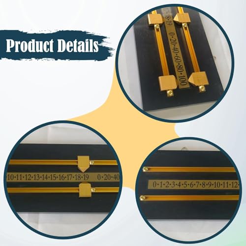 Marcador para Juego de Billar y Snooker de Madera y Metal miniatura 3